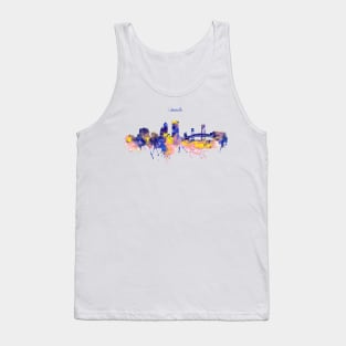 Jacksonville Skyline Silhouette Tank Top